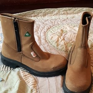 Vintage zip up terra  work boots